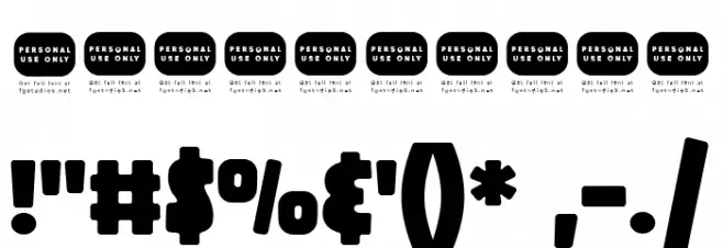 Osen Bold Font OTHER CHARS