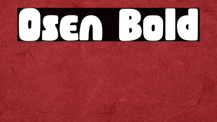 Osen Bold Example 3