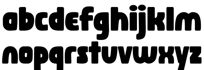 Osen Bold Font LOWERCASE