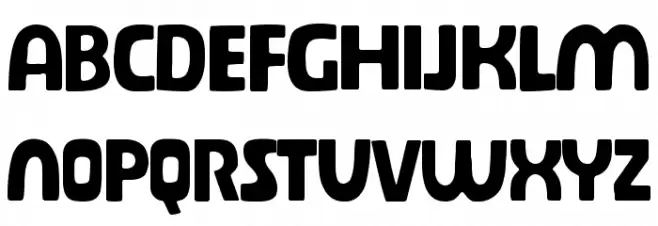 Osen Schriftart Groß