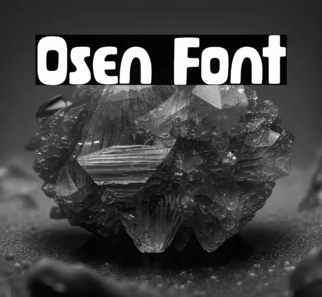 Osen Font examples