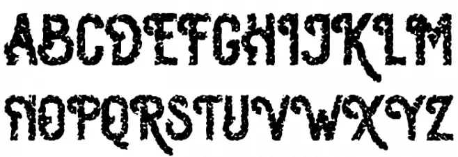 Osgiliath Noise Font Litere mari