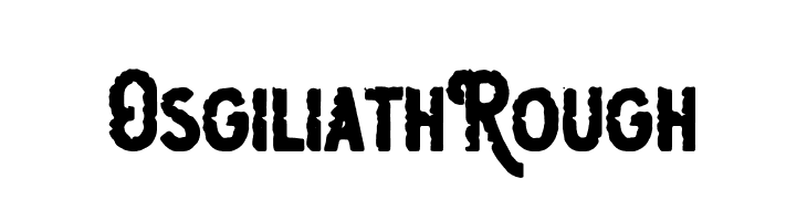 Osgiliath Rough  免费字体下载