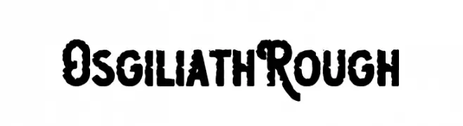 Osgiliath Rough  baixar fontes gratis
