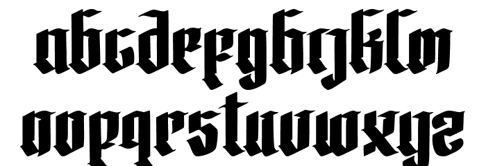 Osgiliath Font LOWERCASE