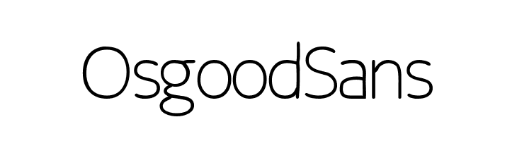 Osgood Sans  免费字体下载