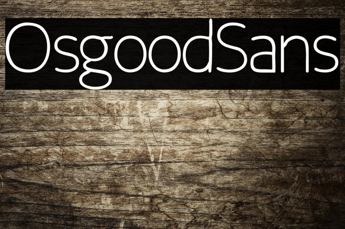 Osgood Sans Example 2
