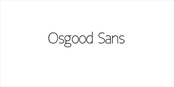Osgood Sans Logo