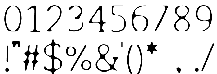Osgood Slab Light Blur Font OTHER CHARS