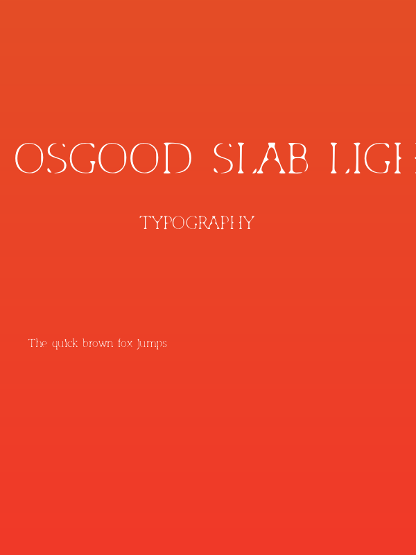 Osgood Slab Light Blur Poster