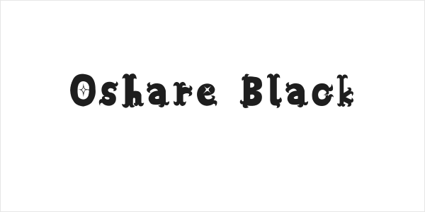 Oshare Black Logo