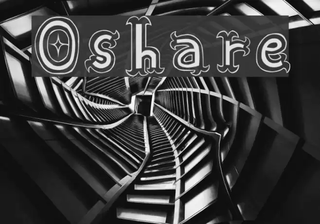 Oshare Font examples