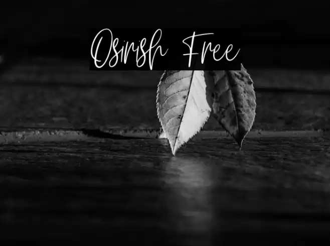 Osirish Free Font examples