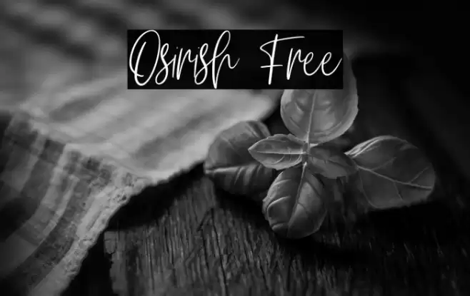 Osirish Free Font examples