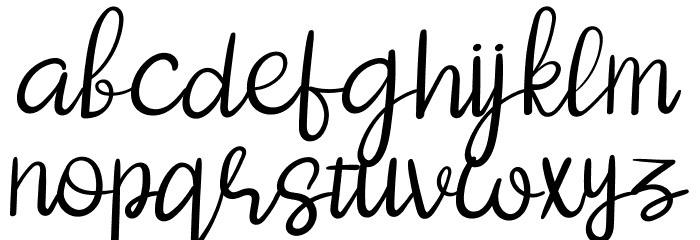 Oska- Demo Font LOWERCASE