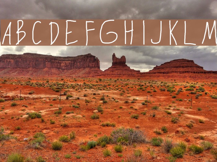 OskarFont Font examples