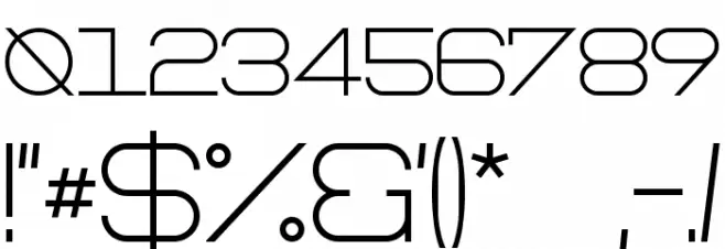 Oslo Bold Font OTHER CHARS