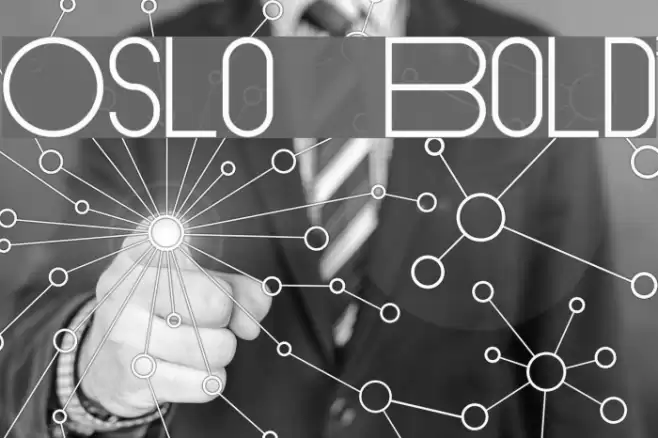 Oslo Bold Font examples