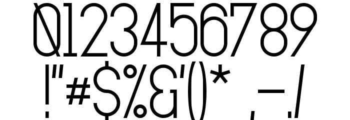 Oslo III Bold Font OTHER CHARS