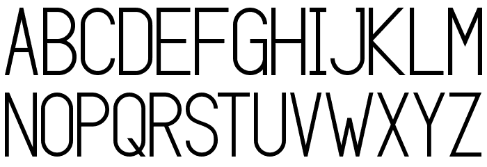 Oslo III Bold Font LOWERCASE