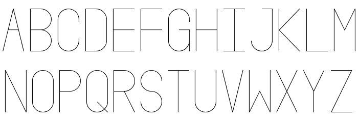 Oslo II Font LOWERCASE