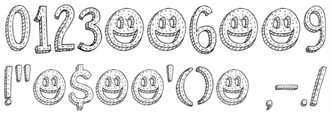 Oslo Stitch DEMO Font OTHER CHARS