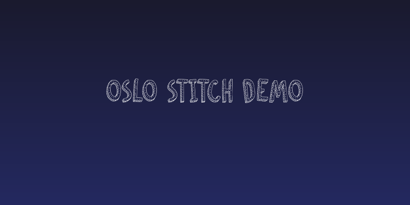 Oslo Stitch DEMO Social Header
