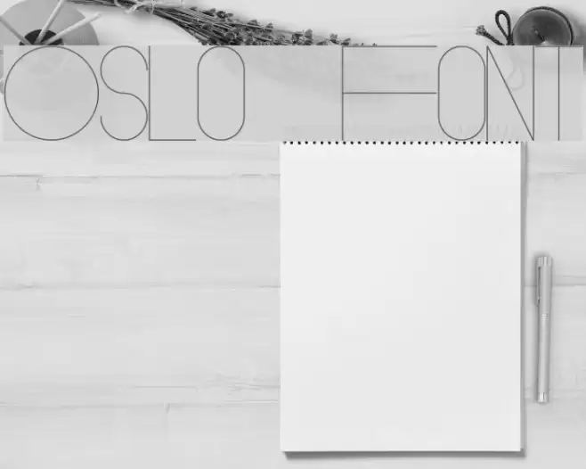 Oslo Font examples