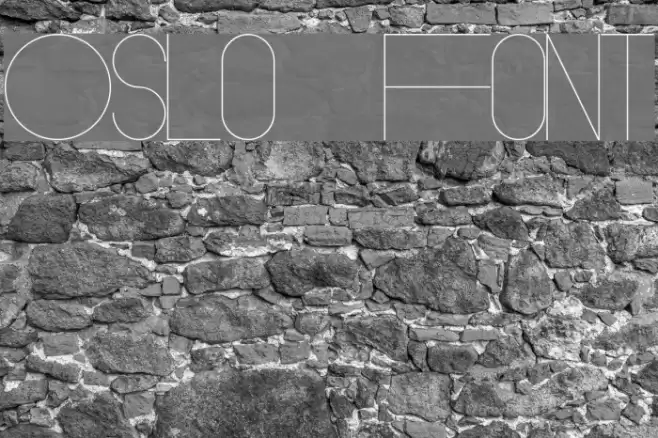 Oslo Font examples