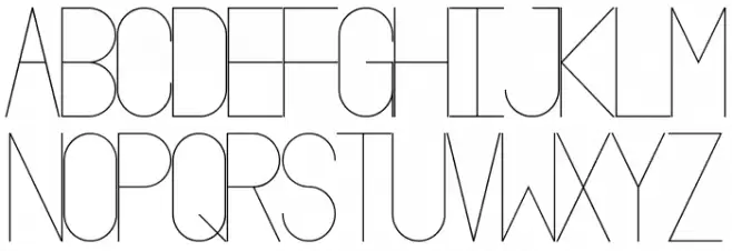 Oslo Font LOWERCASE