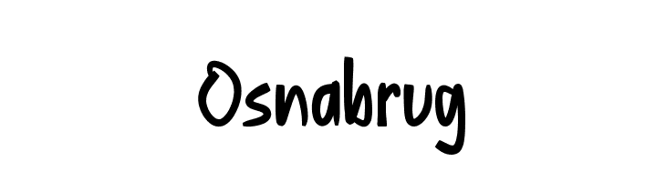 Osnabrug  Frei Schriftart Herunterladen