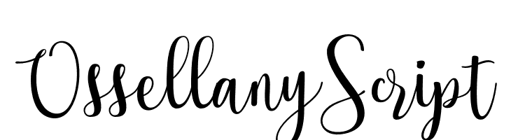 OssellanyScript  font caratteri gratis