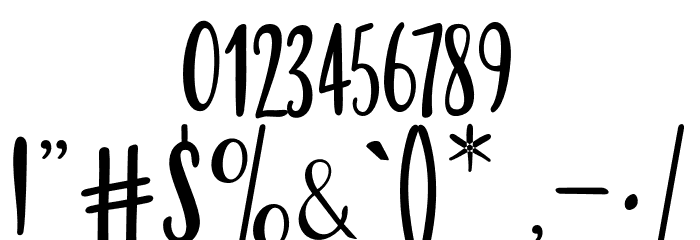 OssellanyScript Font OTHER CHARS