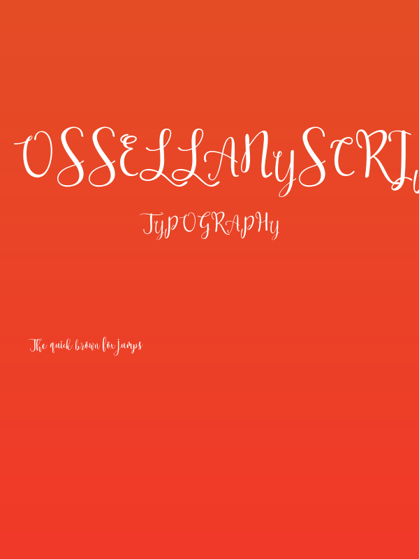 OssellanyScript Poster