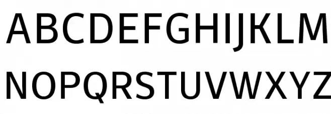 Ossem Regular Schriftart Groß