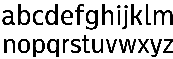 Ossem Regular Font LOWERCASE