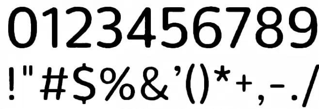 Ossem Rough Font OTHER CHARS