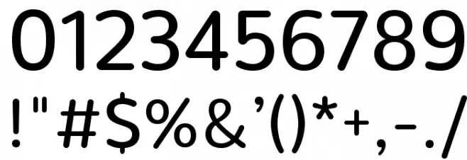 Ossem Rounded Font OTHER CHARS