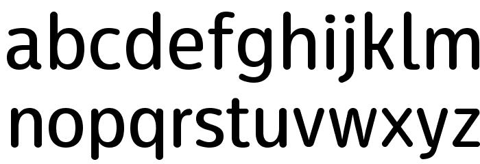 Ossem Rounded Font LOWERCASE