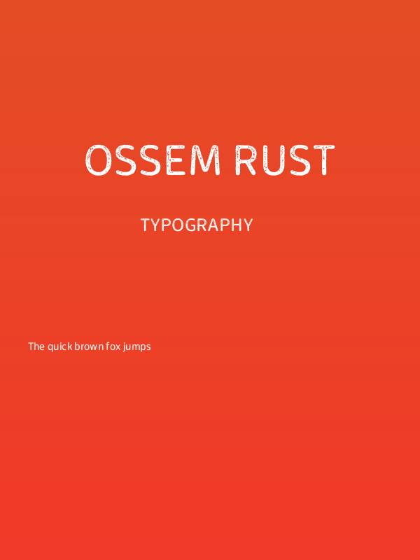 Ossem Rust Poster