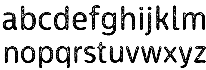 Ossem Rust Font LOWERCASE