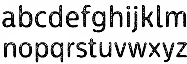 Ossem Rust Font LOWERCASE
