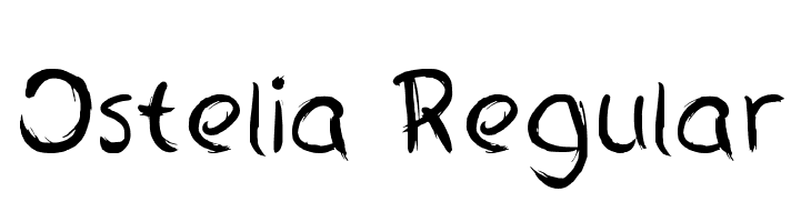 Ostelia Regular  免费字体下载