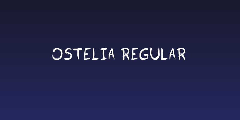 Ostelia Regular Social Header