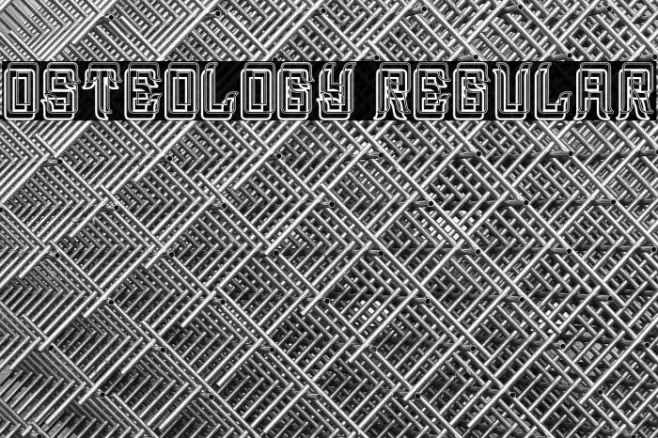Osteology Regular Font examples