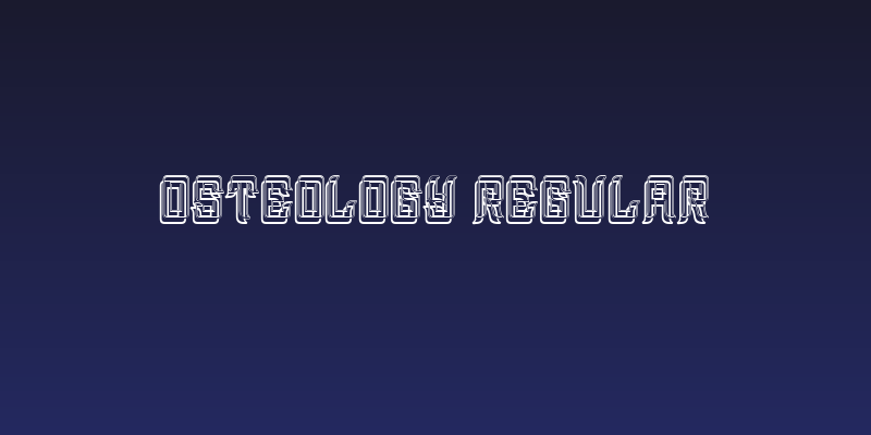Osteology Regular Social Header