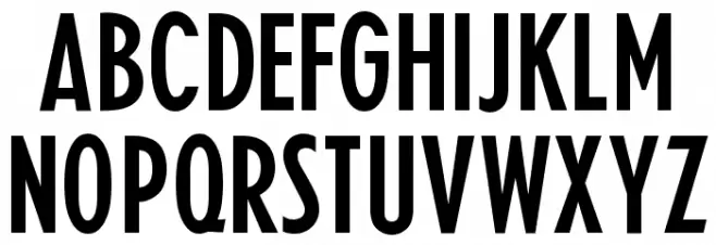 Osterbar フォント 大文字