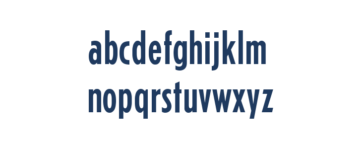 Osterbar Lowercase