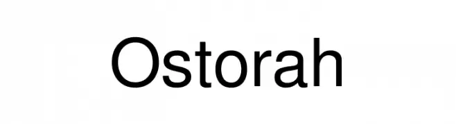 Ostorah  baixar fontes gratis