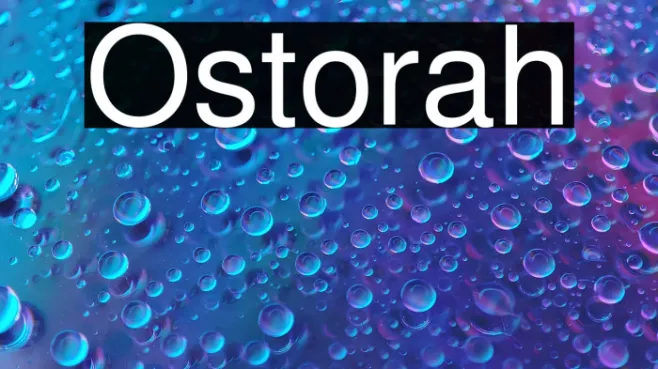 Ostorah Example 1